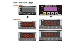 Nuevo diseño de panel frontal para el Medidor de Pulsos Series MT4Y/MT4W